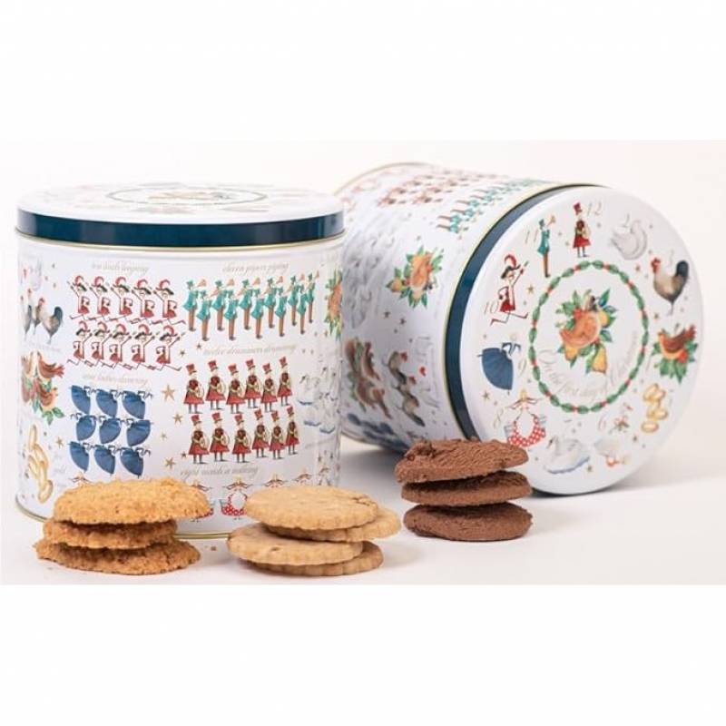 12 Days of Christmas Biscuit Tin