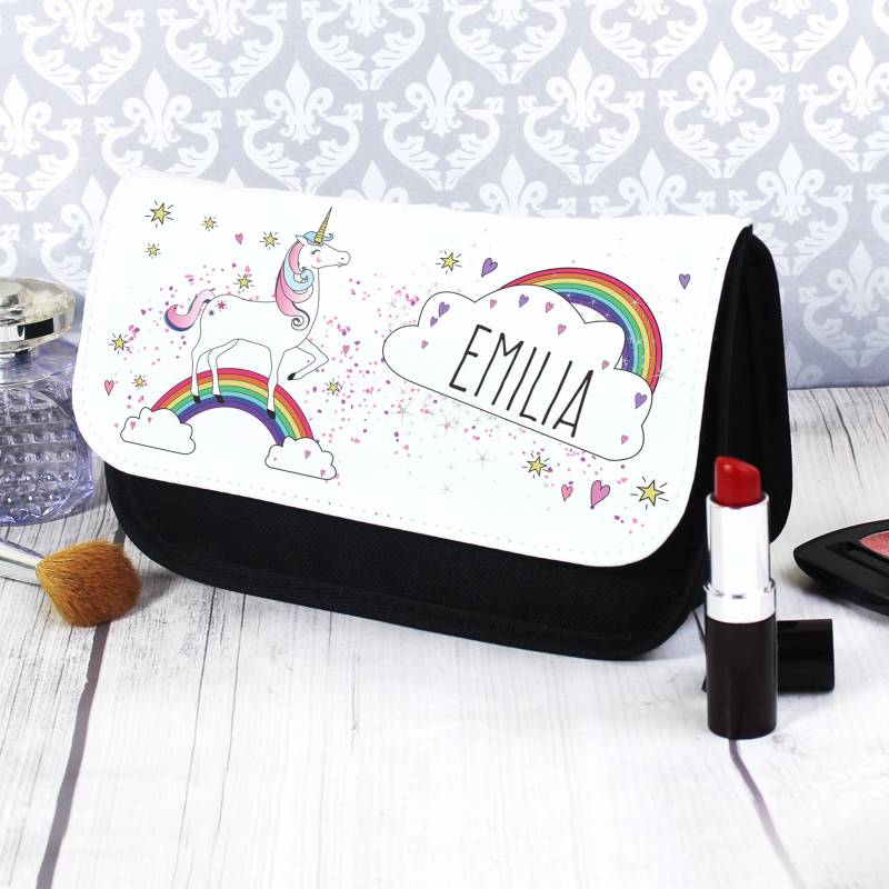 Personalised Unicorn Make Up Bag